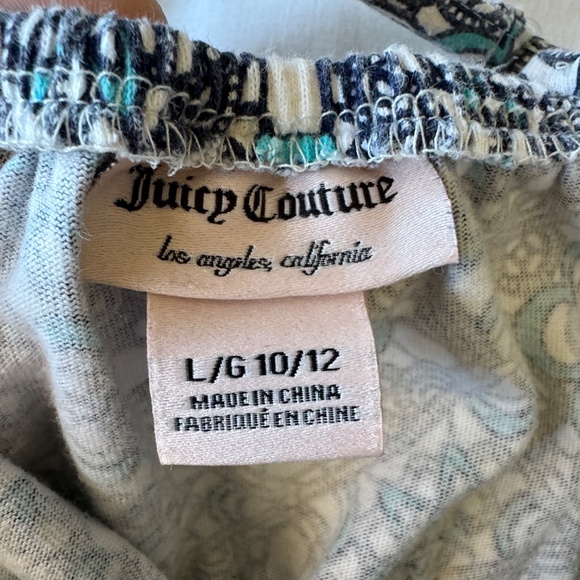 Juicy Couture Girls Sleeveless Aztec Knit Dress Large (10-12) Asymmetrical Hem - Picture 2 of 10